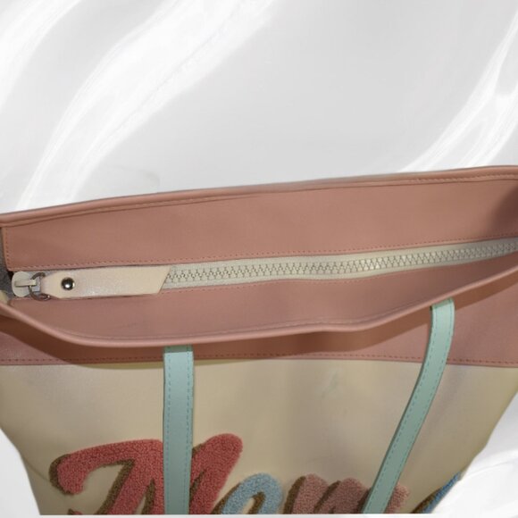 Jadelynn Brooke Varsity Style Mama Cream Pastel Rose Tote - Picture 5 of 8